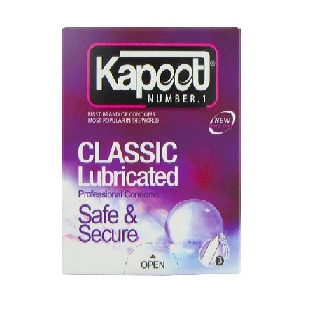 کاندوم کلاسیک کاپوت بسته 3 عددی